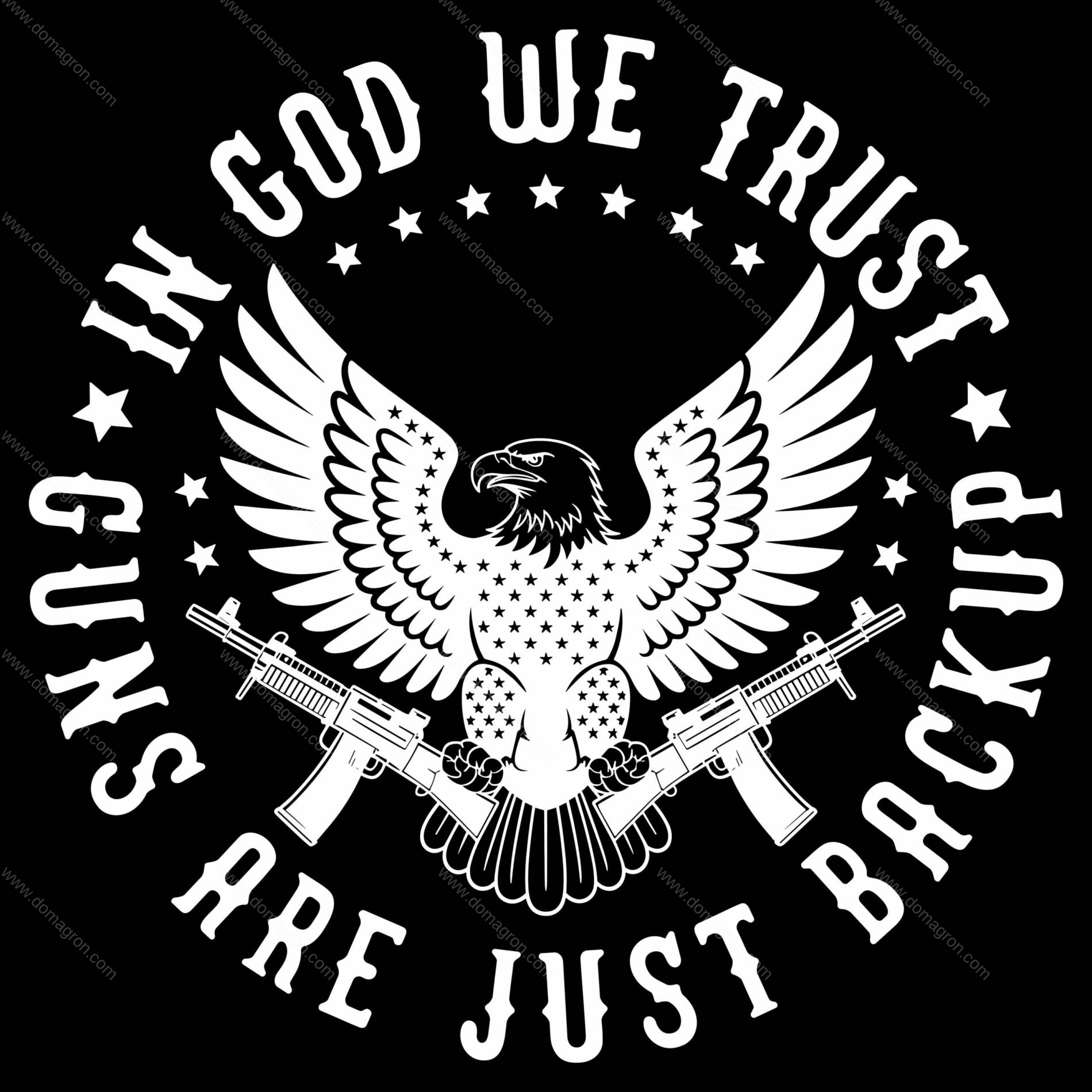 In God We Trust Direct to Film (DTF) Heat Transfer N-1323