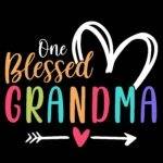 One Blessed Grandma Direct to Film (DTF) Heat Transfer F-1284