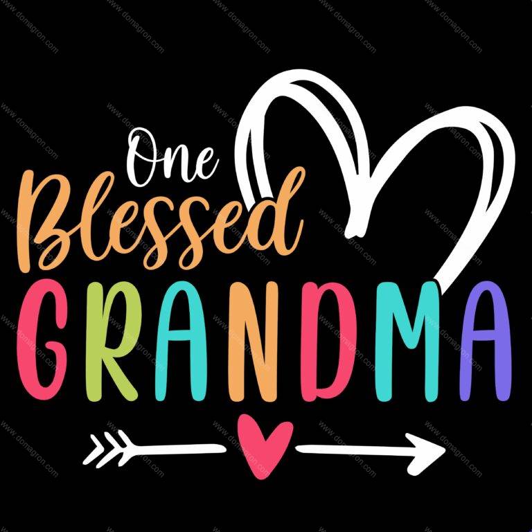 One Blessed Grandma Direct to Film (DTF) Heat Transfer F-1284