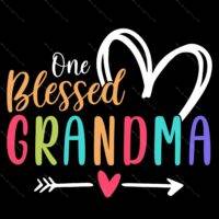 One Blessed Grandma Direct to Film (DTF) Heat Transfer F-1284