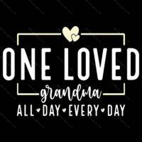 One Loved Grandma Direct to Film (DTF) Heat Transfer F-1295