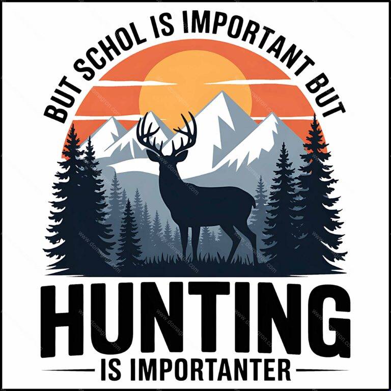Hunting Is Importanter Direct to Film (DTF) Heat Transfer O-1297