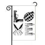 Second Amendment 2A Love Garden Flag N-1322