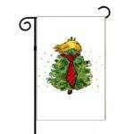 Trump Christmas Tree Doodle Garden Flag T-1303