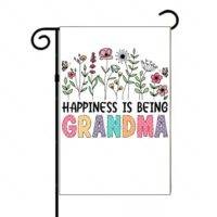Happiness Is Being Grandma Garden Flag F-1274