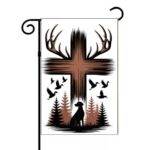 The Hunter's Cross Garden Flag O-1294