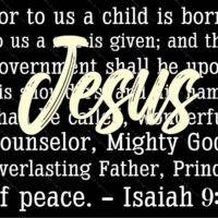 Isaiah 9:6 Metal Photo I-1324