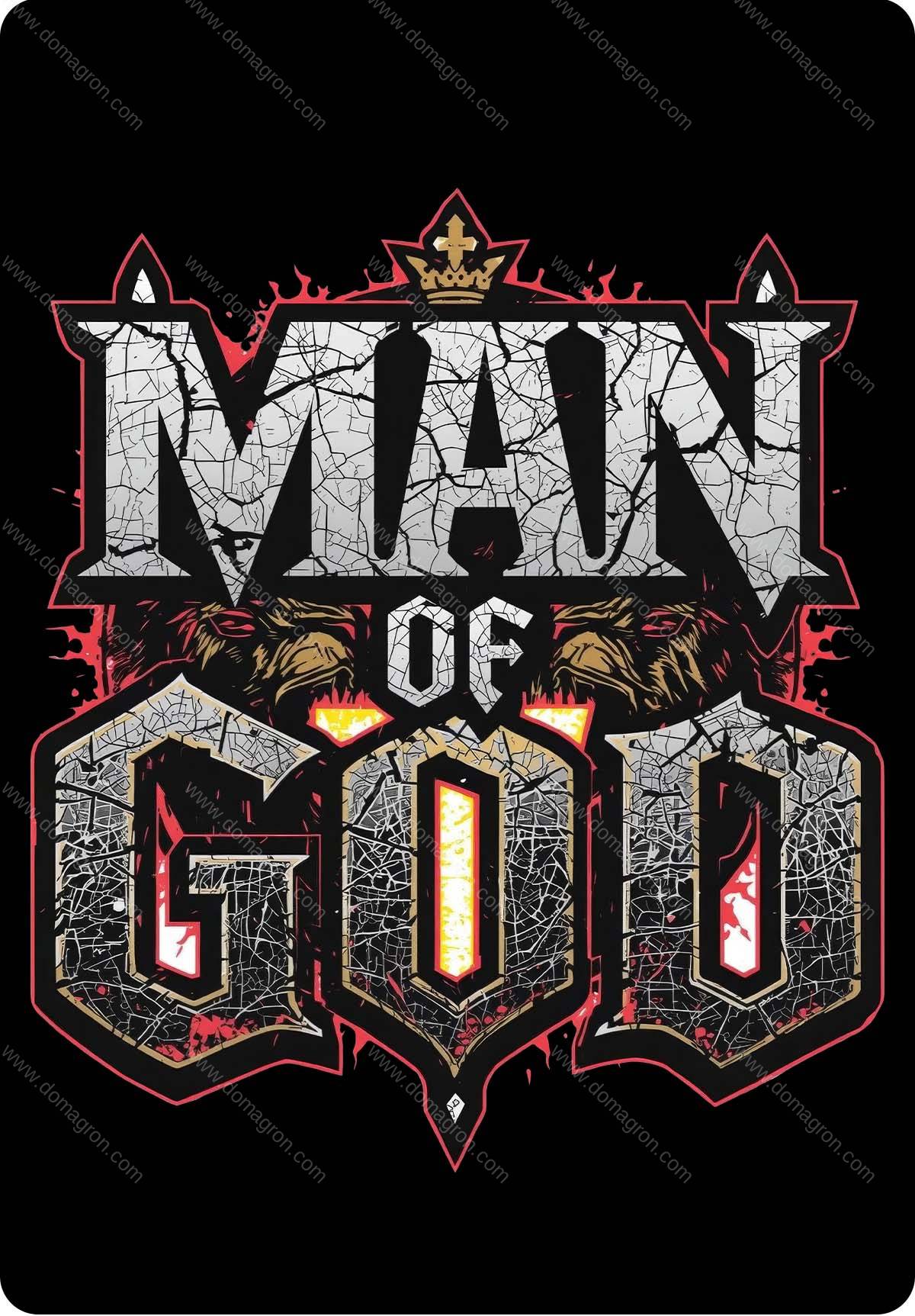 Man of God Metal Photo I-1353