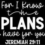 For I Know The Plans Jeremiah 29:11 Metal Photo I-1329
