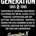 Generation X (Gen X) Metal Photo S-1335
