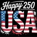 Happy America 250 Metal Photo U-1319