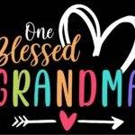 One Blessed Grandma Metal Photo F-1284