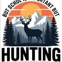 Hunting Is Importanter Metal Photo O-1297