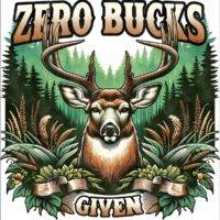 Zero Bucks Given Metal Photo F-1282
