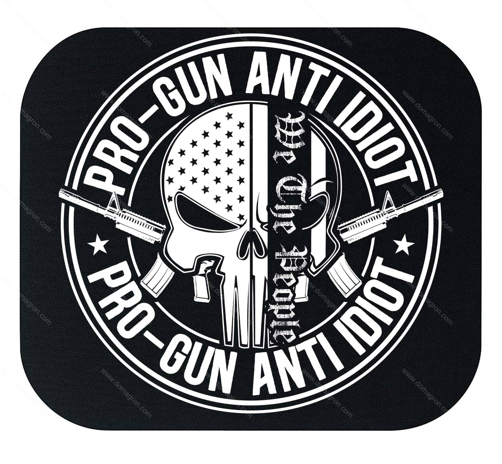 Pro Gun Anti Idiot Mouse Pad N-1309