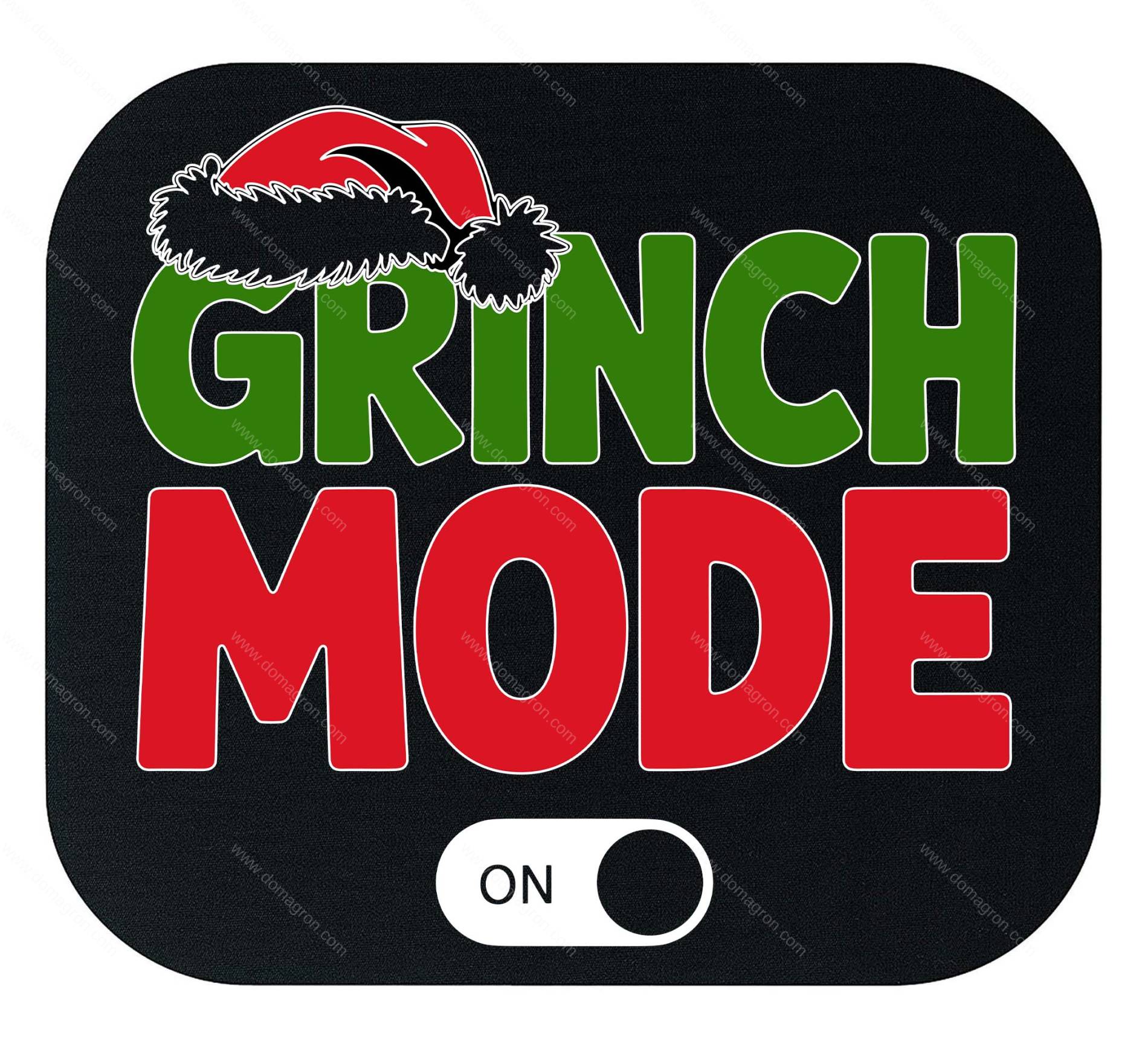 Grinch Mode On Mouse Pad H-1307