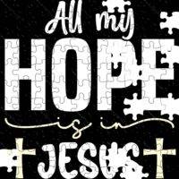 All My Hope Is In Jesus Jigsaw Puzzle I-1300