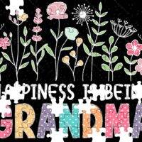 Happiness Is Being Grandma Jigsaw Puzzle F-1274