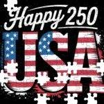 Happy America 250 Jigsaw Puzzle U-1319