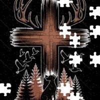 The Hunter's Cross Jigsaw Puzzle O-1294