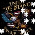 Proud To Support Trump Vance Jigsaw Puzzle T-1330