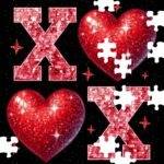 XOXO Valentine's Day Jigsaw Puzzle H-1279