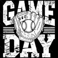 Baseball Game Day Direct to Film (DTF) Heat Transfer F-1423