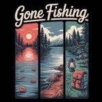 Gone Fishing Direct to Film (DTF) Heat Transfer H-1385