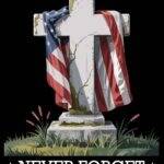 Never Forget The Price Of Freedom Veteran Metal Photo V-1392