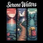 Serene Waters Direct to Film (DTF) Heat Transfer I-1400