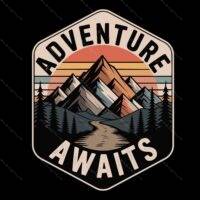 Adventure Awaits Direct to Film (DTF) Heat Transfer O-1413