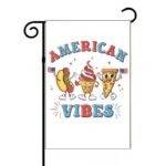 American Vibes Patriotic Celebration Garden Flag U-1404