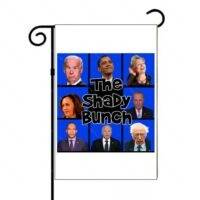 The Shady Bunch - Biden, Clinton, Harris, Jeffries, Obama, Sanders, Schumer, Walz Garden Flag P-1378