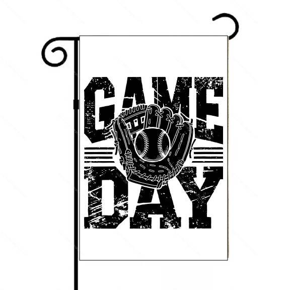 Baseball Game Day Garden Flag F-1423