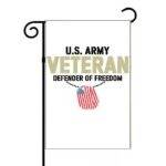 US Army Veteran Defender Of Freedom Garden Flag V-1399*