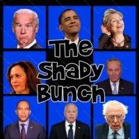 The Shady Bunch - Biden, Clinton, Harris, Jeffries, Obama, Sanders, Schumer, Walz Metal Photo P-1378