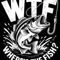 WTF - Where's The Fish Metal Photo H-1357