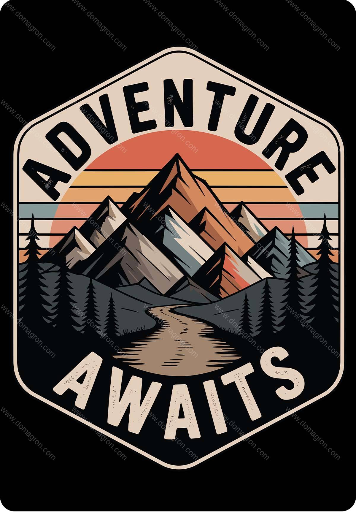 Adventure Awaits Metal Photo O-1413