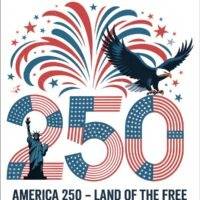 America 250 Land Of The Free Metal Photo U-1372