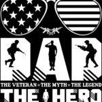 Dad The Hero Metal Photo V-1422