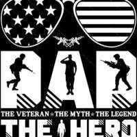 Dad The Hero Metal Photo V-1422