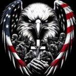 Lost Soldier Comforting Eagle Metal Photo U-1364