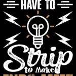 Electricians Have To Strip To Make Ends Meet Metal Photo E-1398