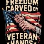 Freedom Carved By Veteran Hands Metal Photo V-1369