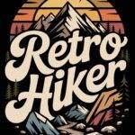 Retro Hiker Metal Photo O-1420