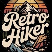 Retro Hiker Metal Photo O-1420