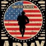 Veterans Of The United States Army Metal Photo V-1396