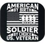 American By Birth Veteran Mouse Pad V-1416