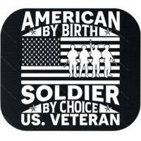 American By Birth Veteran Mouse Pad V-1416