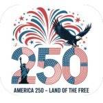 America 250 Land Of The Free Mouse Pad U-1372